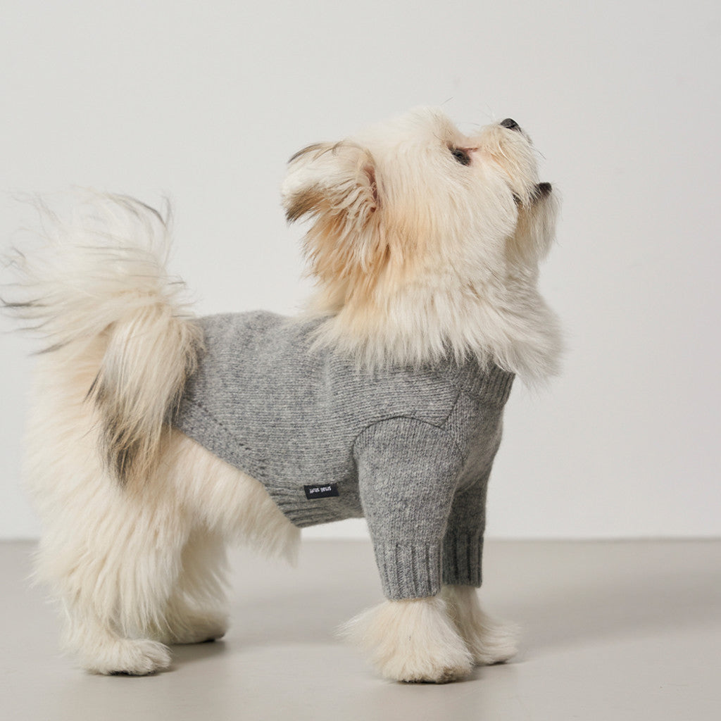 Lambswool Sweater Gray Preorder