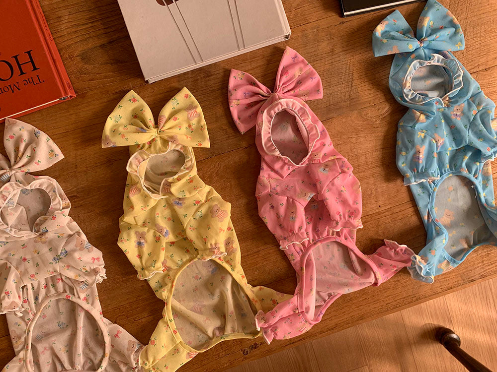 Anti-Bug Ribbon Mesh Onesie (4 colors)