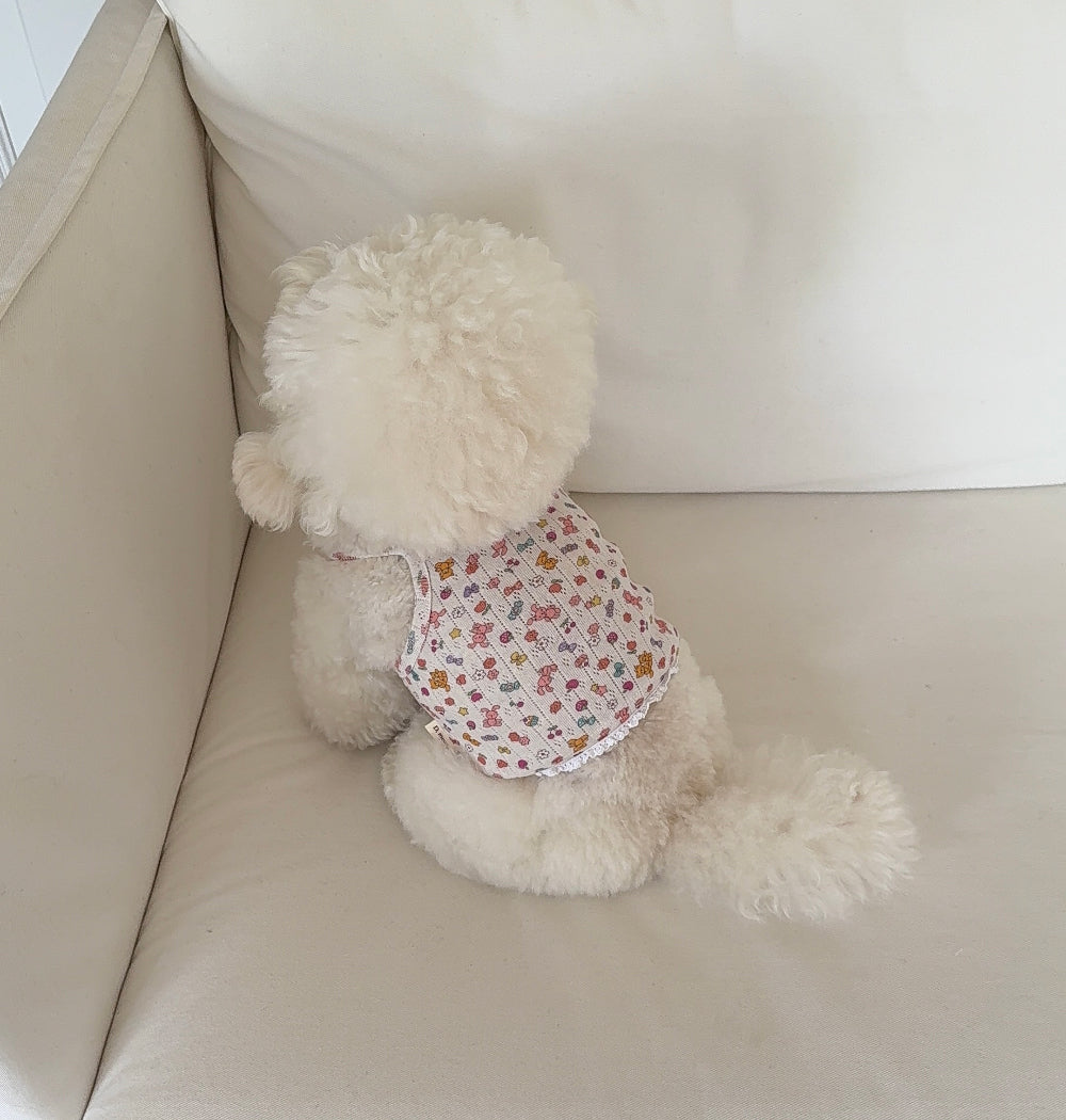 Candy Bear Sleeveless Top (2 colors)