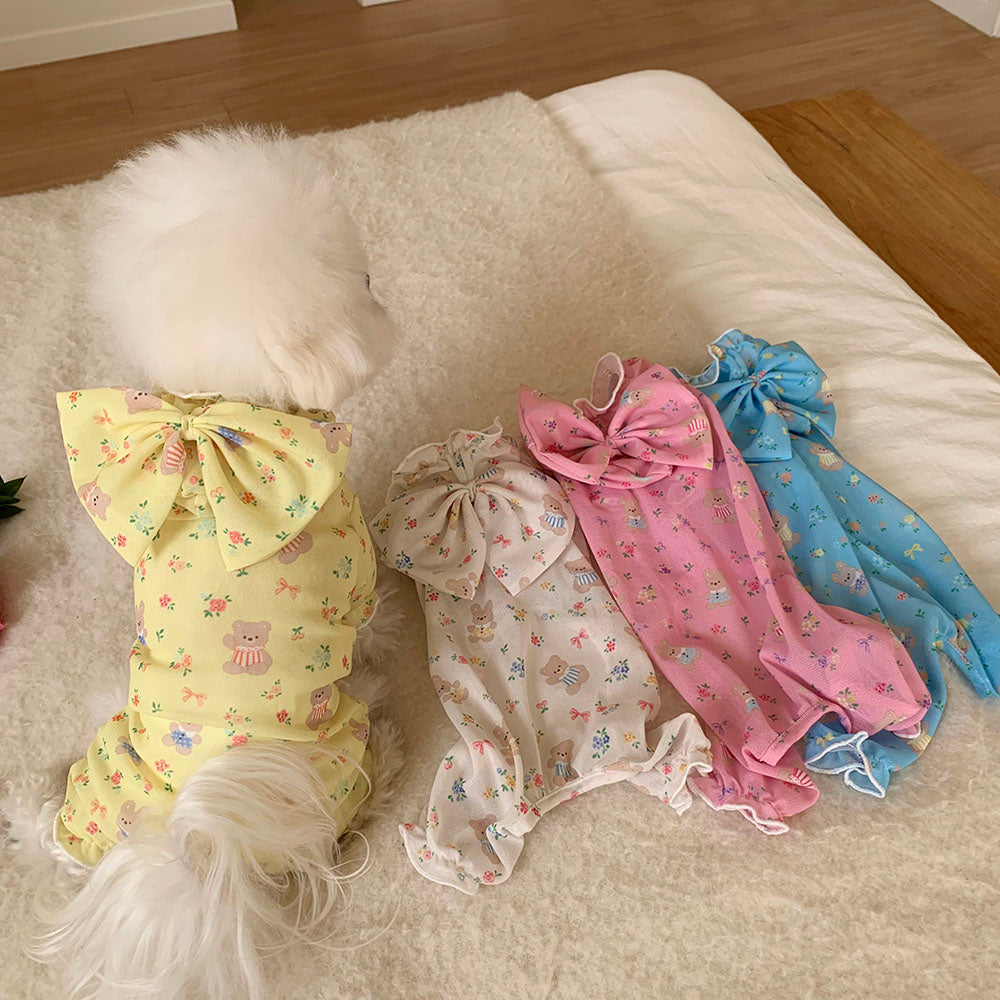 Anti-Bug Ribbon Mesh Onesie (4 colors)