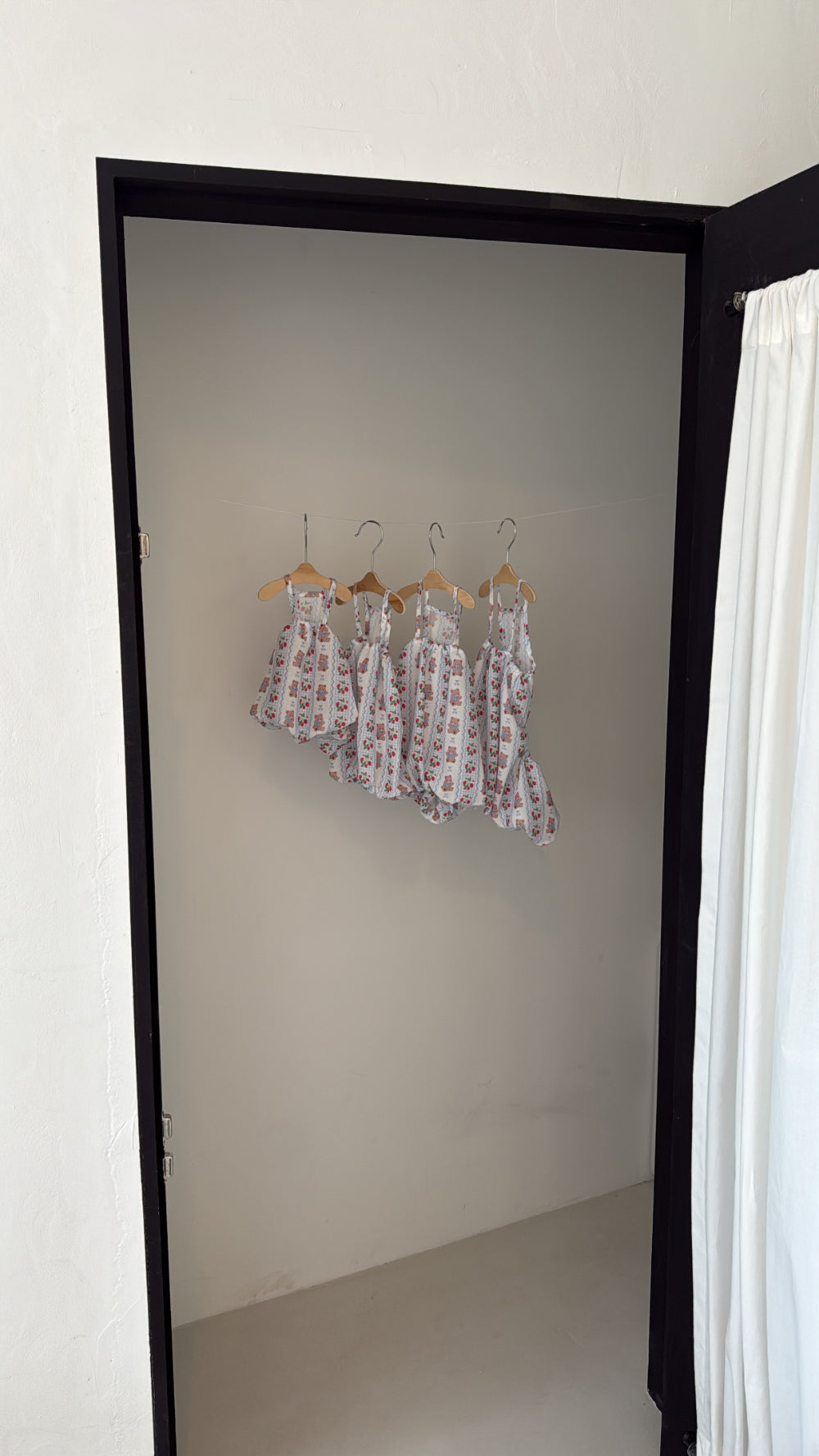 Cherry Bear Bloomers Onesie (2 colors)
