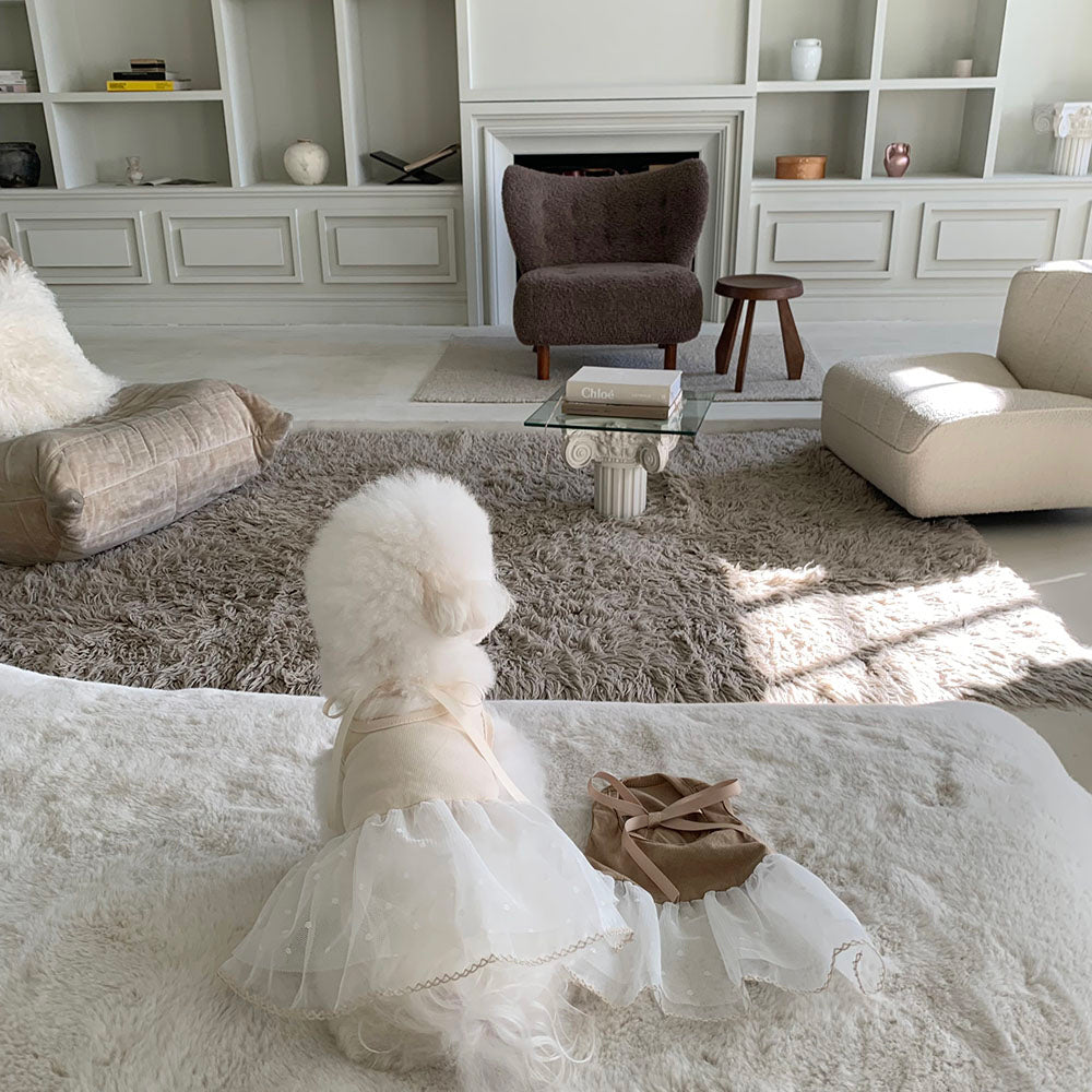 Ballet Ribbed Sleeveless Dress (2 colors)