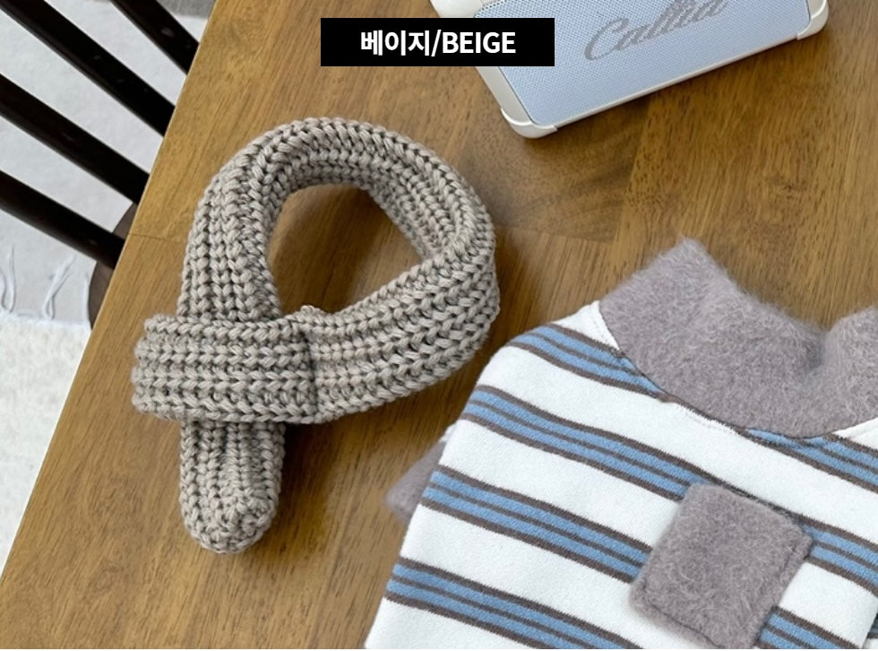 Handmade Knit Muffler (10 colors)