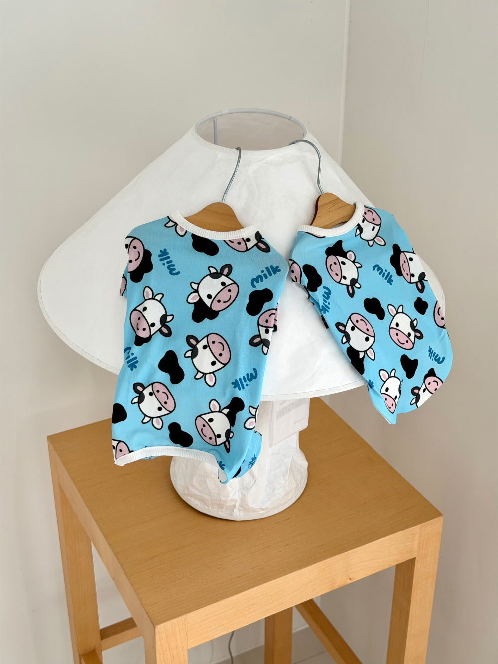 Milk Cow Long Sleeve Tee & Onesie
