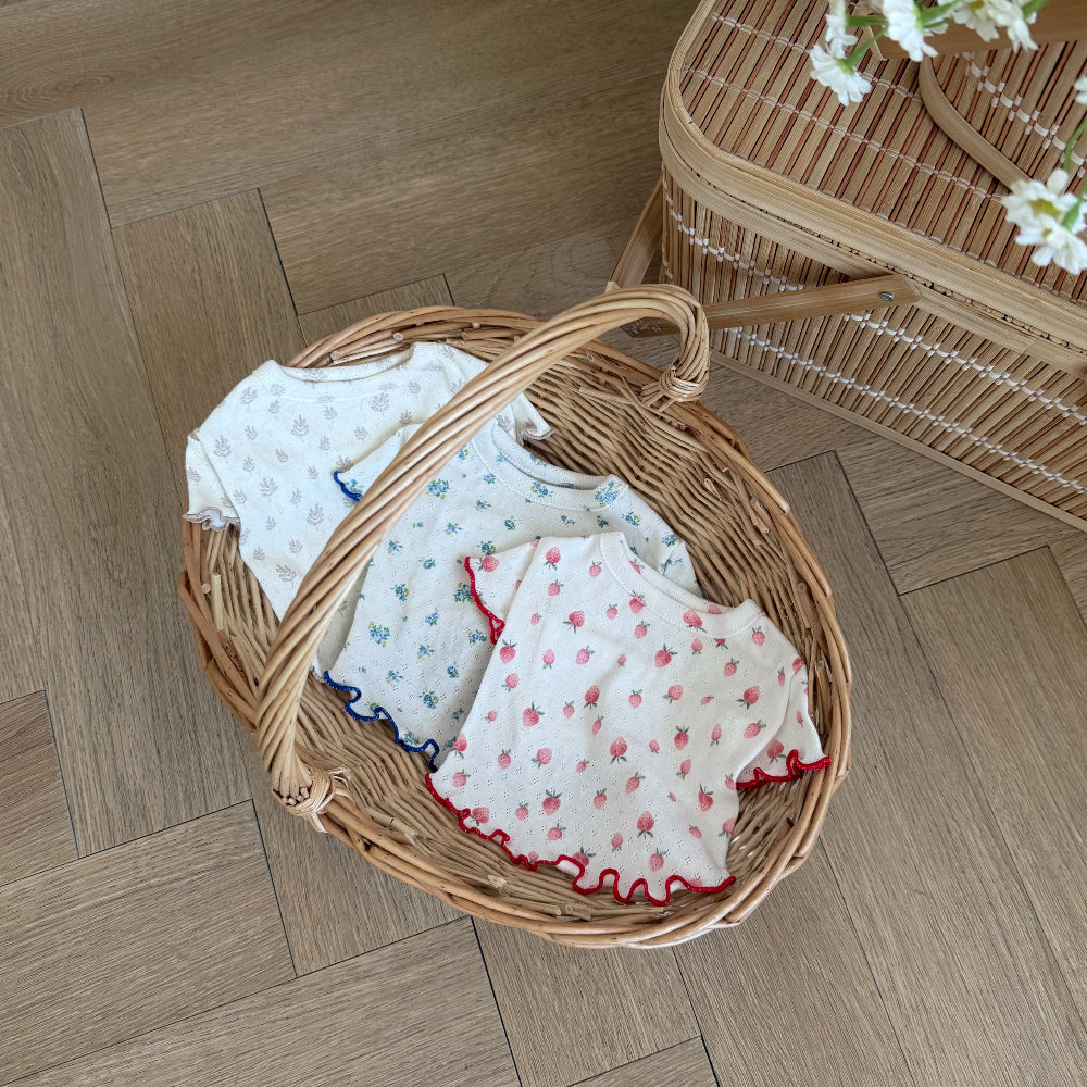 Eyelet Tee (3 colors)