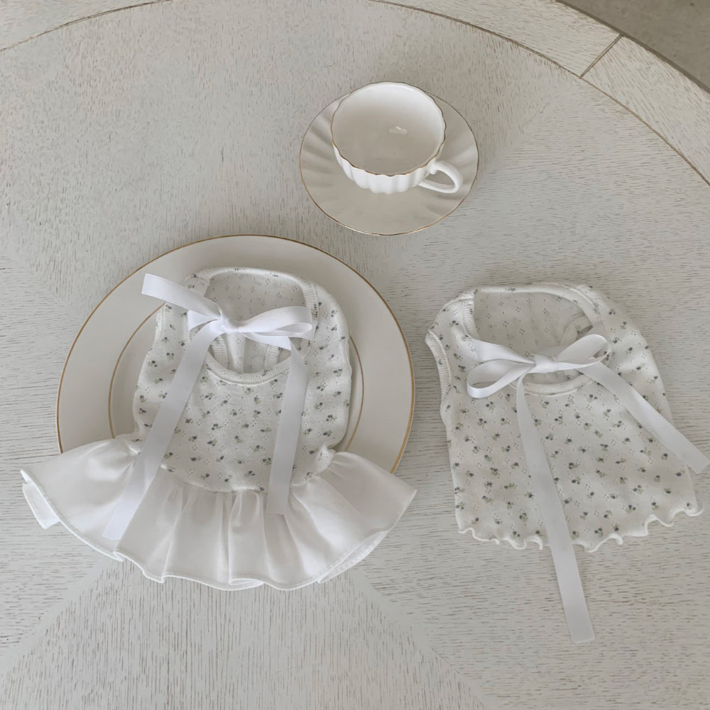 Flower Ballet Ribbon Dress/Tee