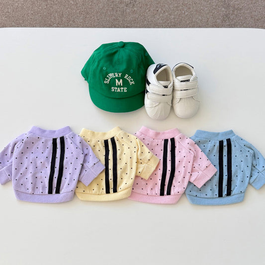 Terry Dot Sweatshirt (4 colors)