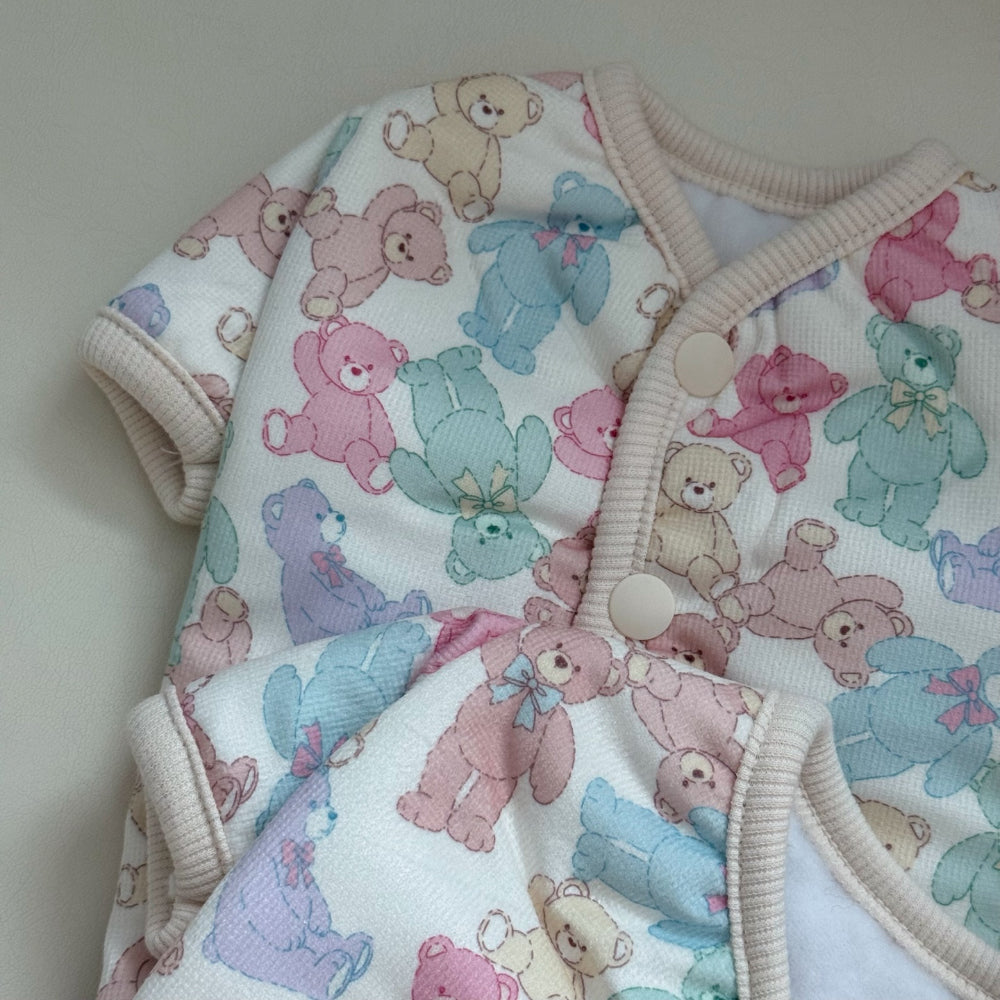 Teddy Bear Padded Vest & Onesie