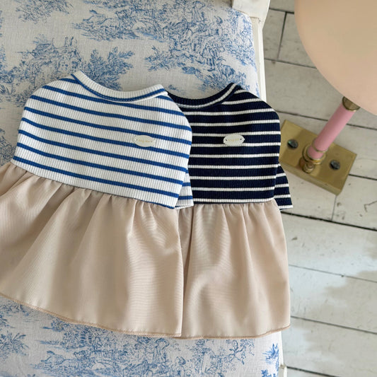 Marine French Dress (2 colors)