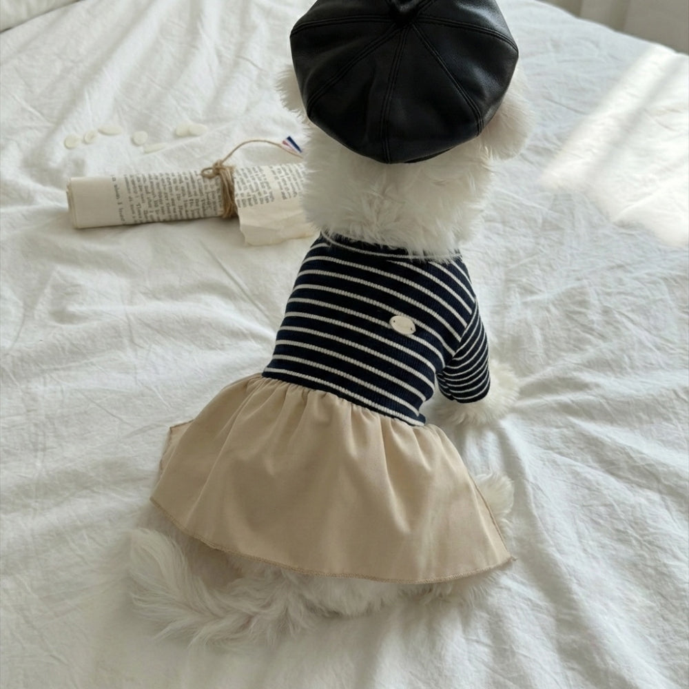 Marine French Dress (2 colors)