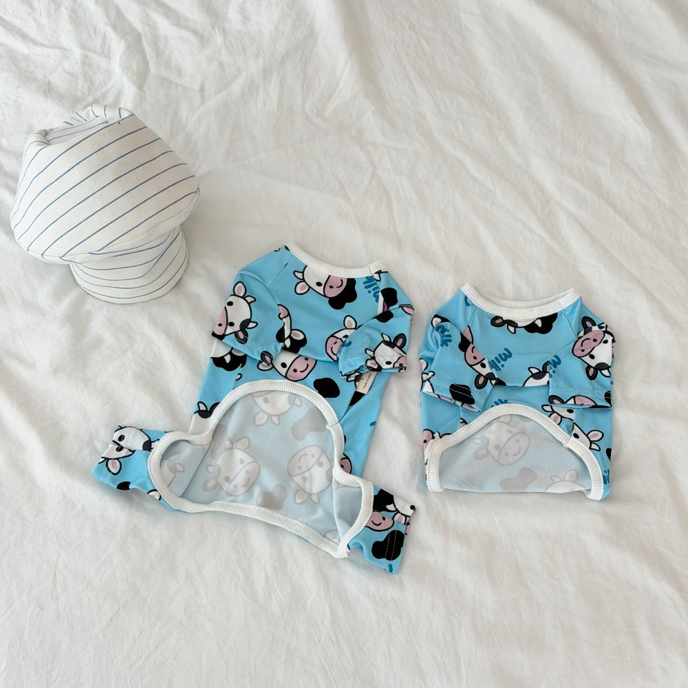 Milk Cow Long Sleeve Tee & Onesie