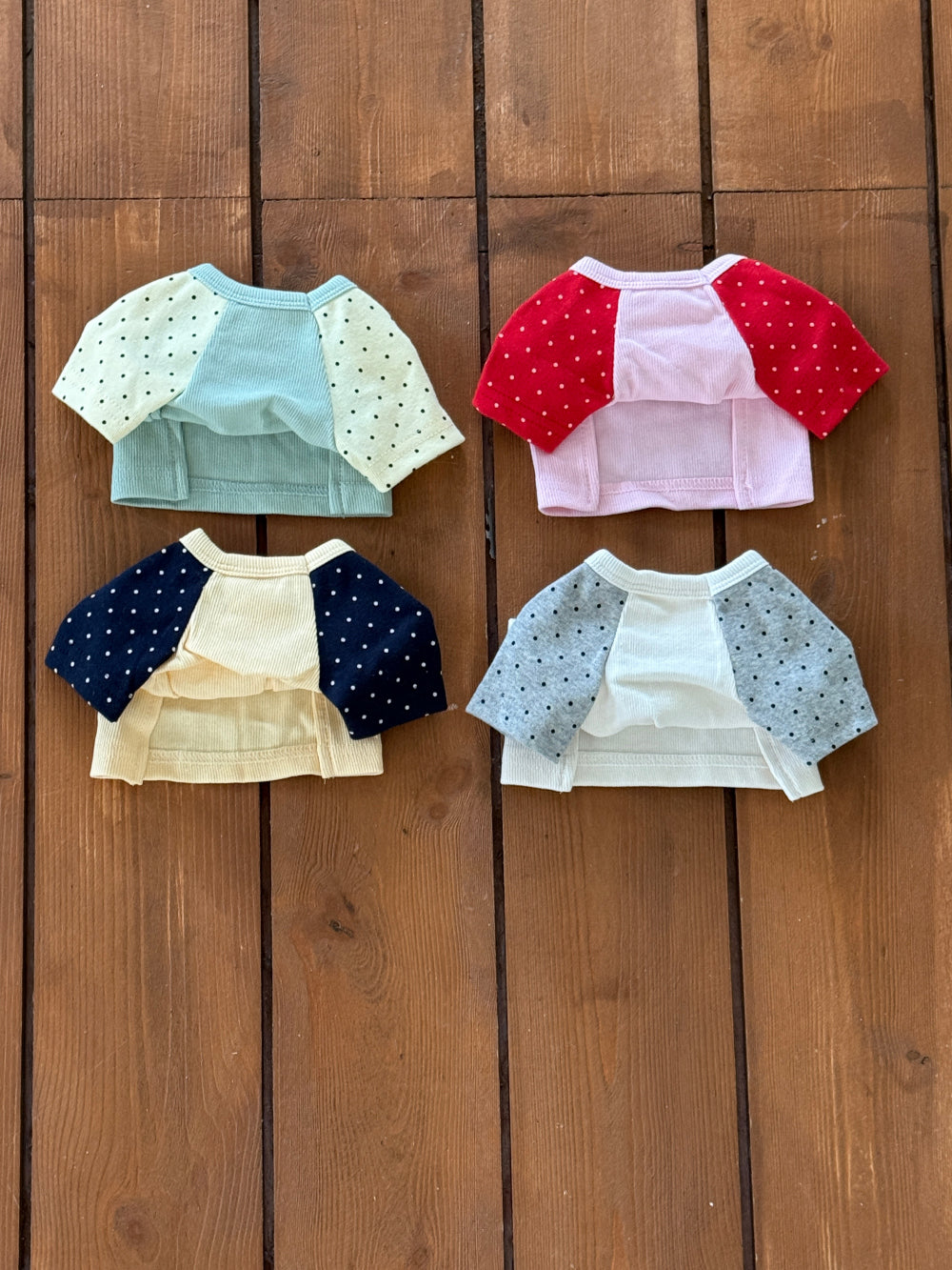 Polka Dot Raglan Tee (4 colors)