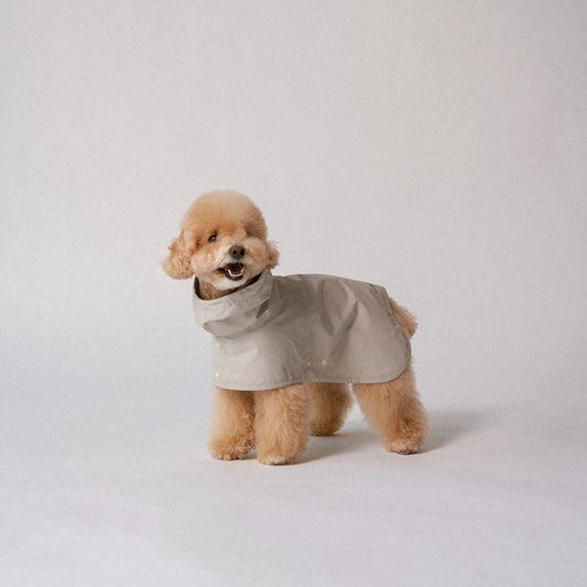 City Walk Rain Poncho Gray Beige