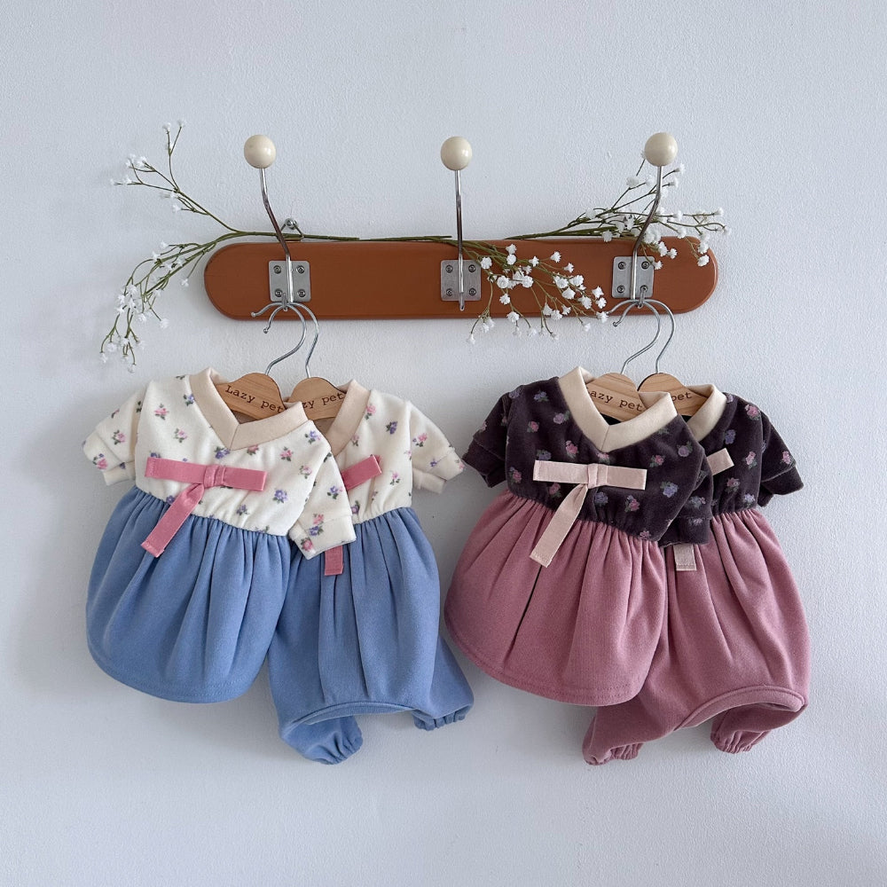 navy blue dress for baby girl Winter Collection by Maria B. has Intricate and Stunning Designs main image 0