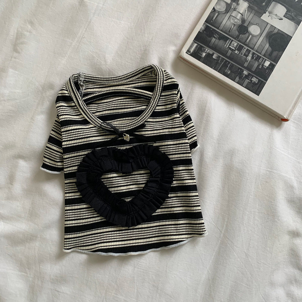 Heart Lace Tee (3 colors)