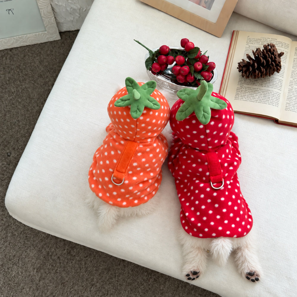 Fruity Dot Fleece Jacket (2 colors)