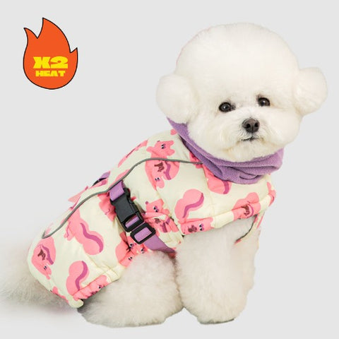 Double Heat Harness Padded Jacket (Squirrel)