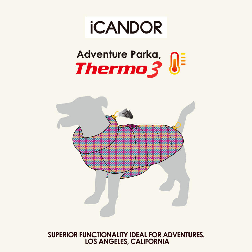 Thermo 3 Edinburgh Check Padding (Black & White) Preorder