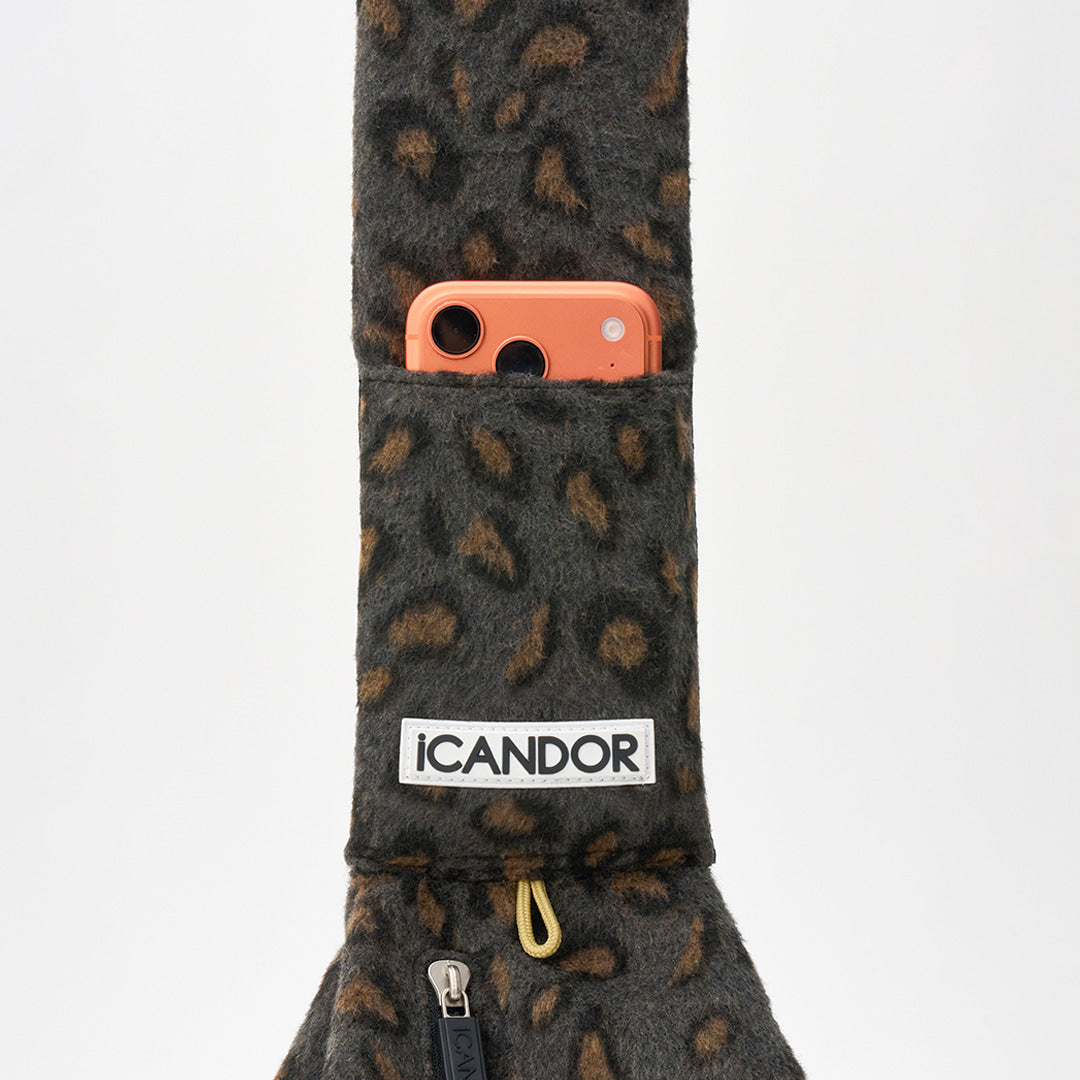Dumpling Sling Bag Leopard