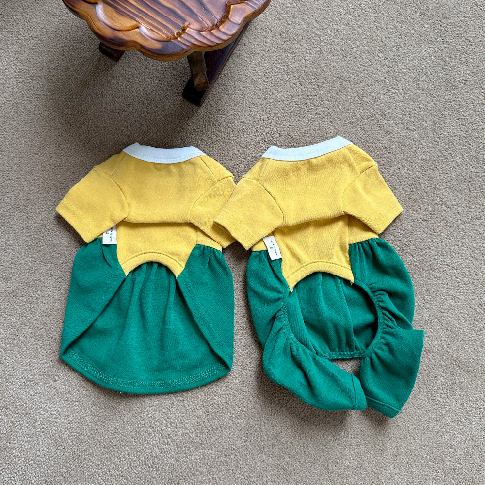 Vivid Hanbok Dress & Onesie (2 colors)