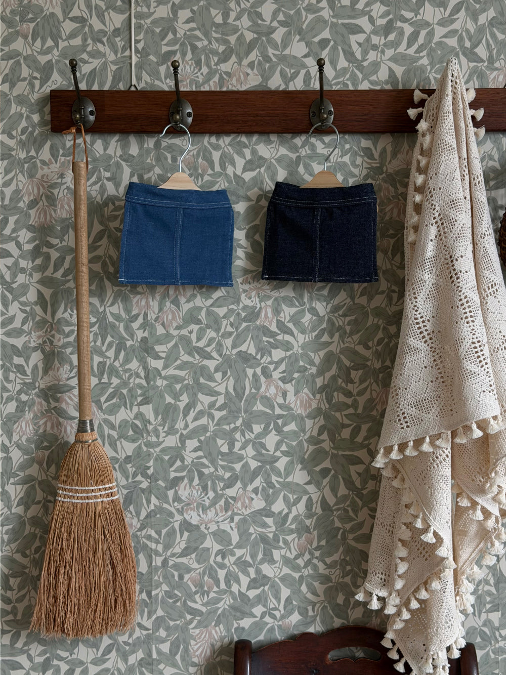 Denim Mini Skirt (2 colors)