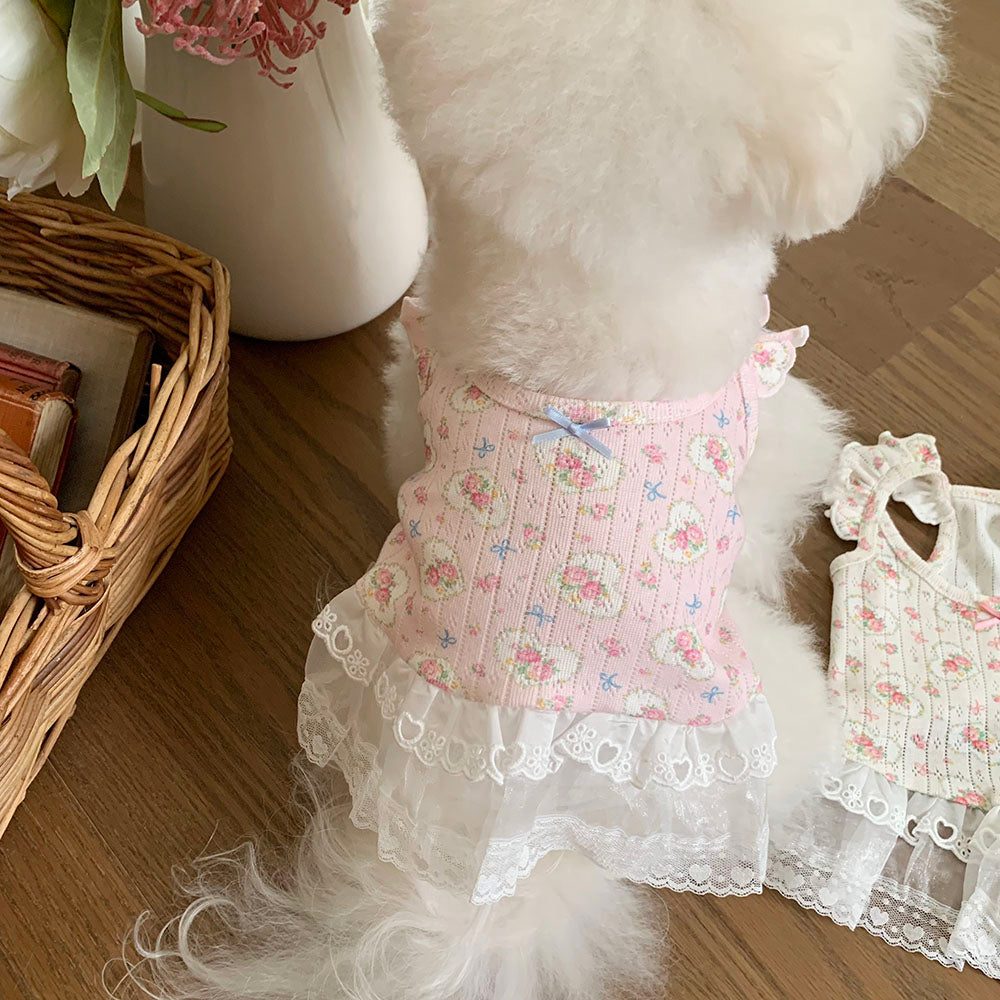Fairy Petal Frill Dress (3 colors)