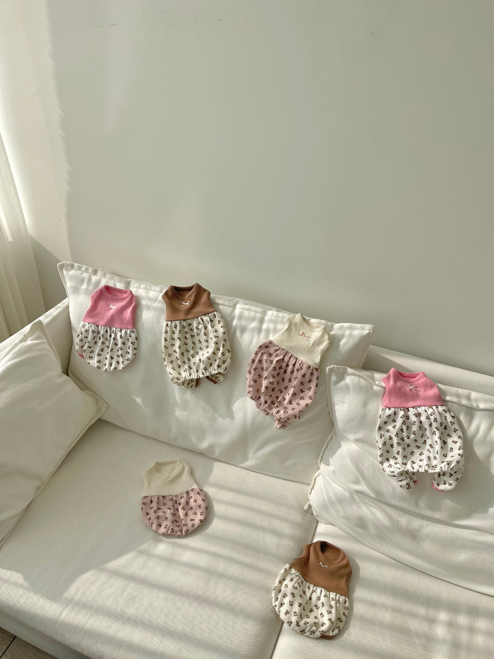 Teddy Balloon Dress & Onesie (3 colors)
