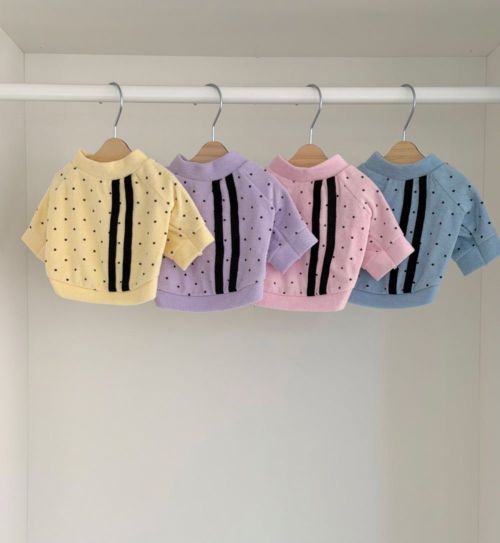 Terry Dot Sweatshirt (4 colors)