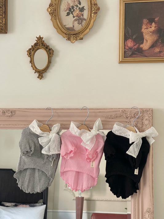 Ribbon Scarf Tee (3 colors)