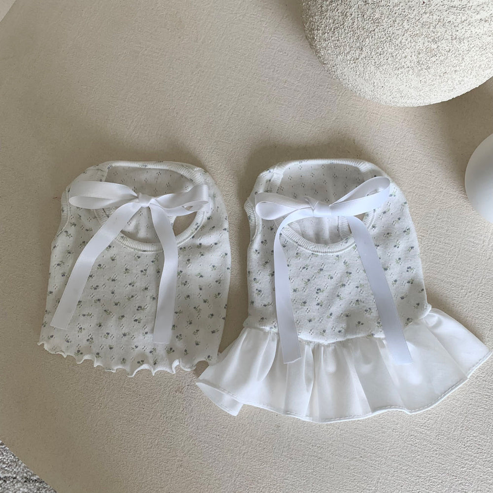 Flower Ballet Ribbon Dress/Tee