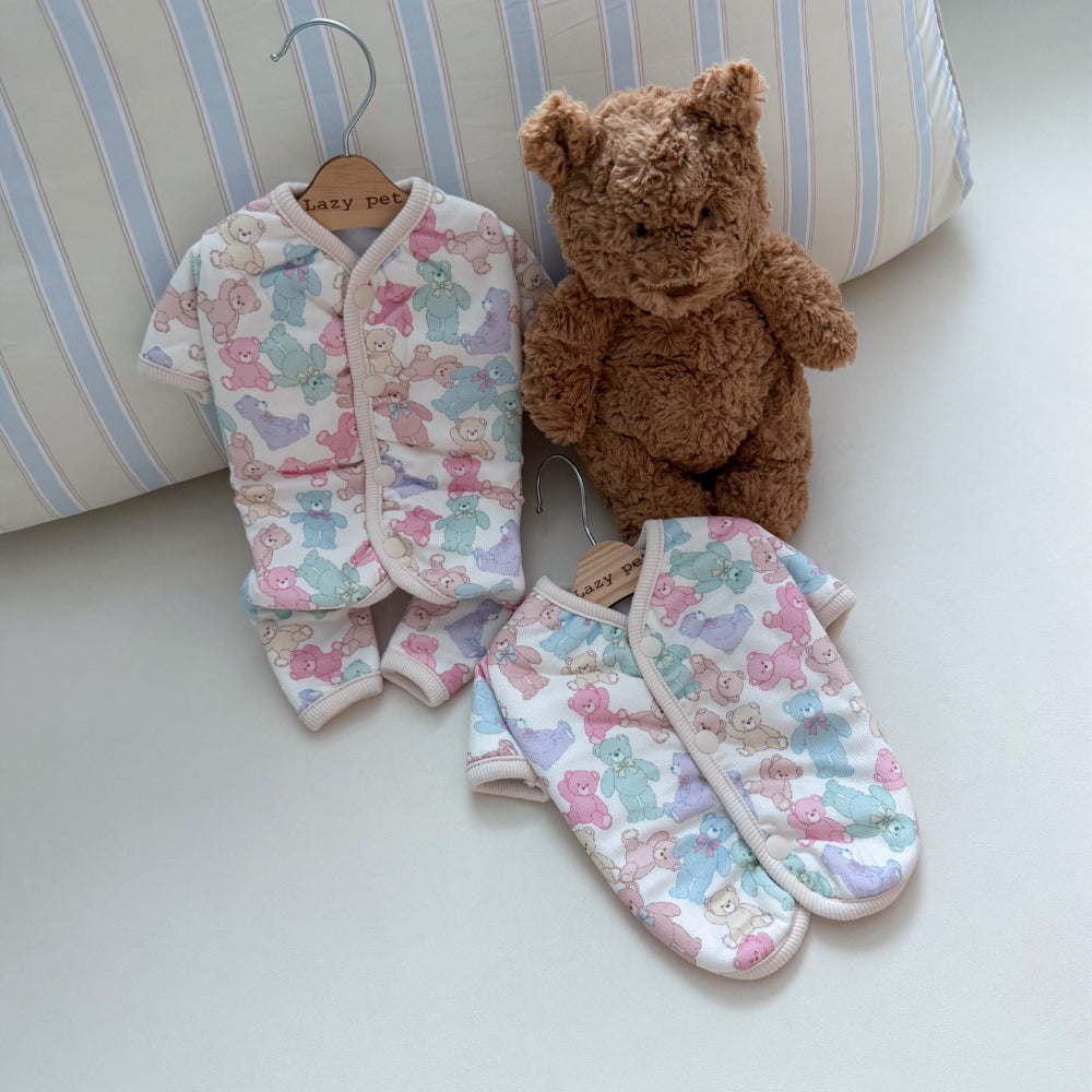 Teddy Bear Padded Vest & Onesie