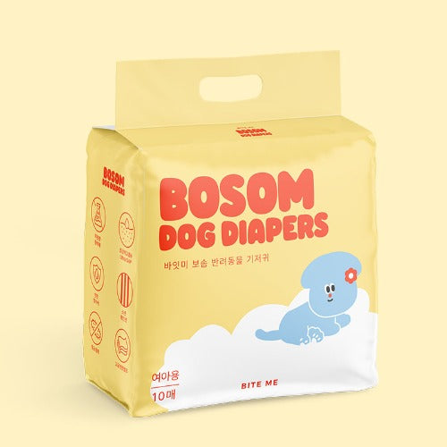 Bosom Dog Diapers - Female (XS ~ L)