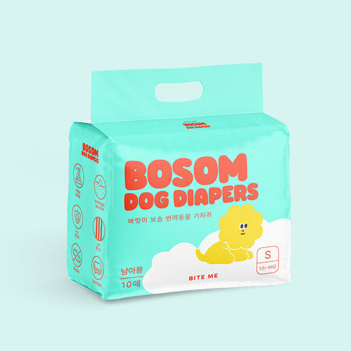 Bosom Dog Diapers - Male (S ~ XL)
