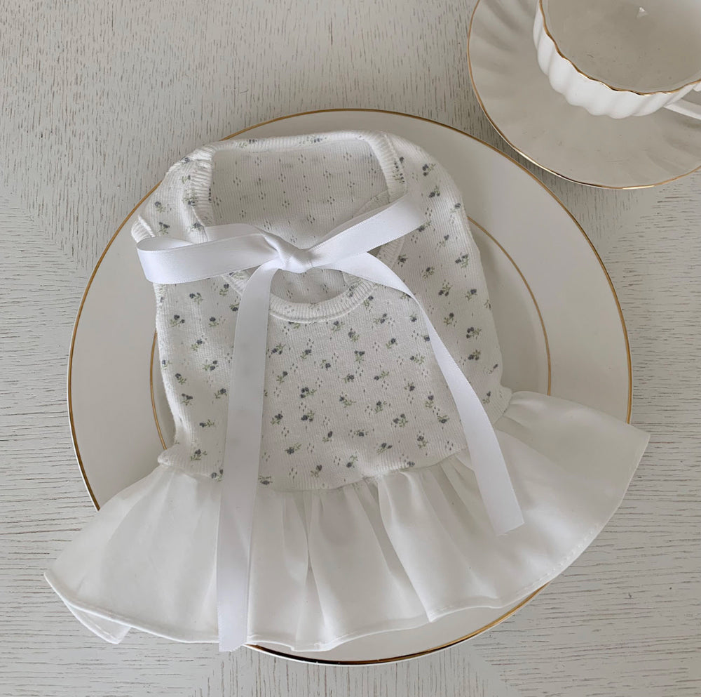 Flower Ballet Ribbon Dress/Tee