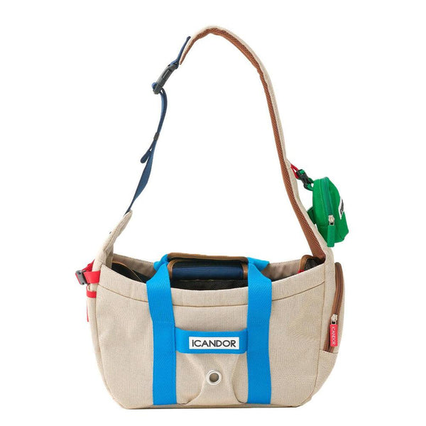 PEEK-A-BOO Pet Sling Bag (Melting Cream)