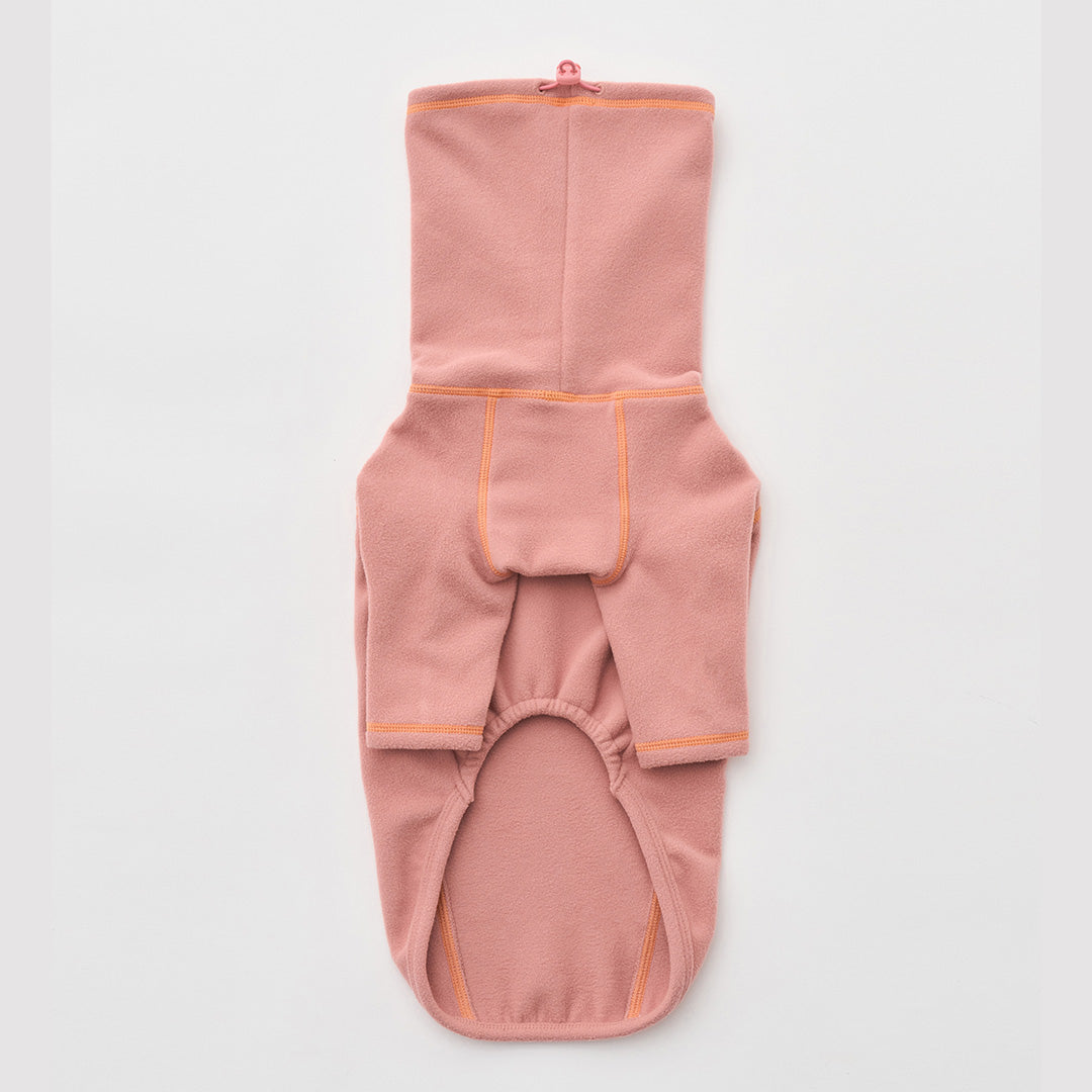 Polar Tweed Snood Top Pink
