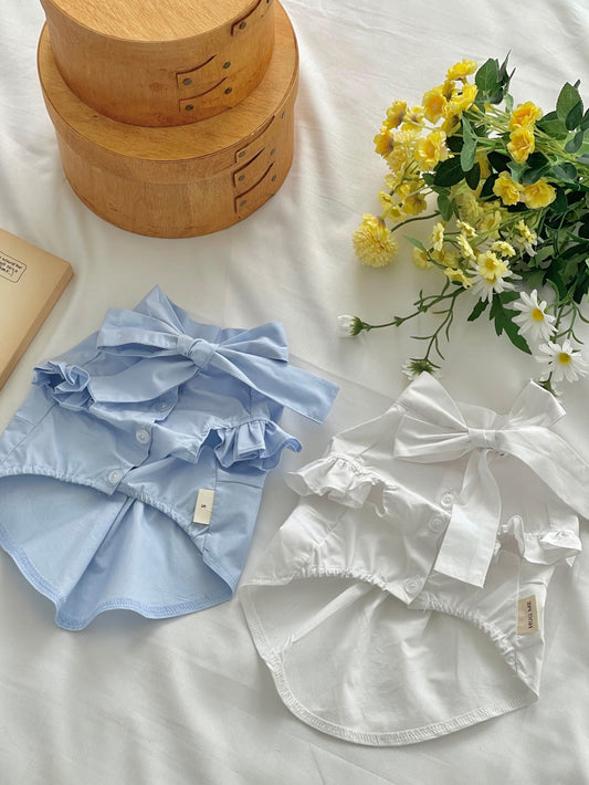 French Bow Blouse (2 colors)