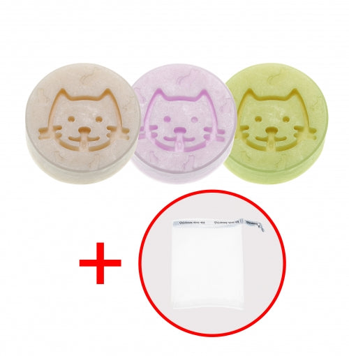 Cat Mini Bath Soap (3pcs)