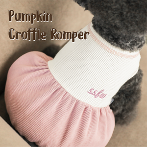 Pumpkin Croffle Romper (Purple Pink)