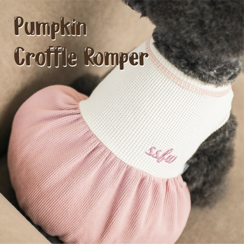 Pumpkin Croffle Romper (Purple Pink)