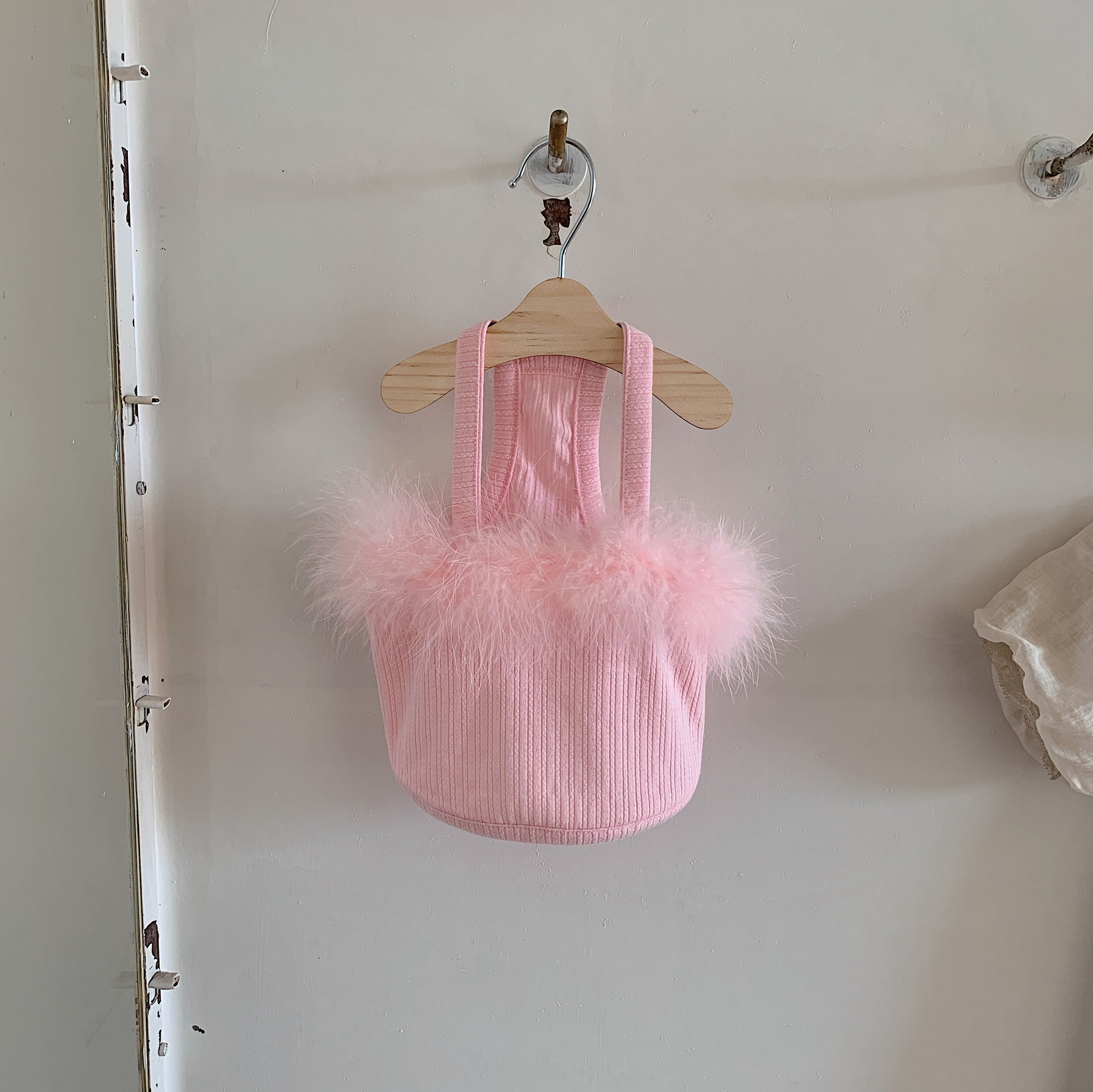 Maybe Crop Tee (Pink)