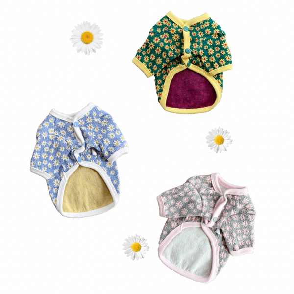 Daisy Pattern Cardigan (4 colors)