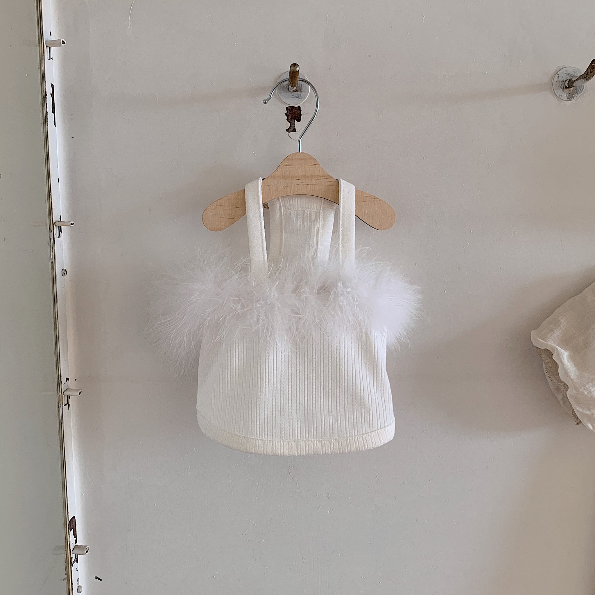 Maybe Crop Top (White)