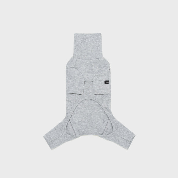 Heat Roll Neck Onesie (Melange Gray)