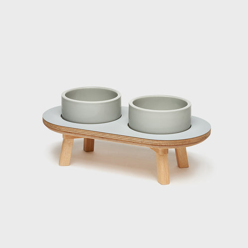 Dining Set 2pc Gray