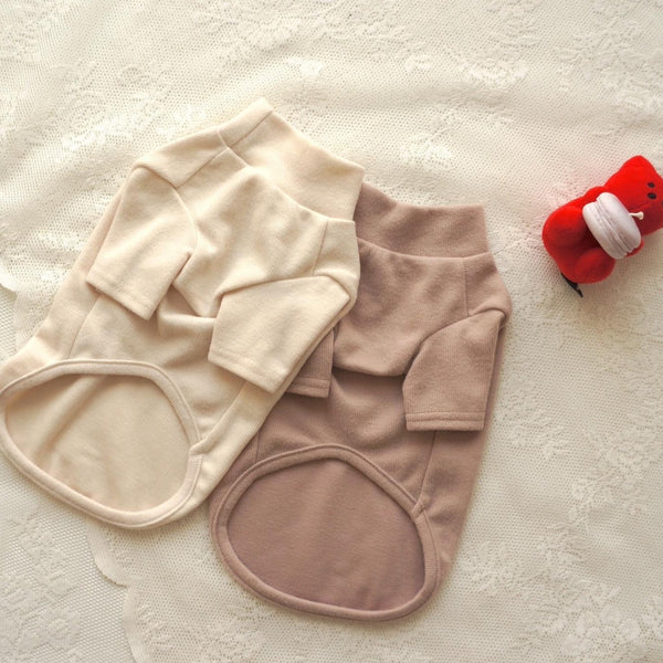 Latte Turtleneck Tee (4 colors)