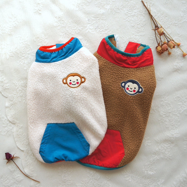 Monkey Fleece Jacket (2 colors)