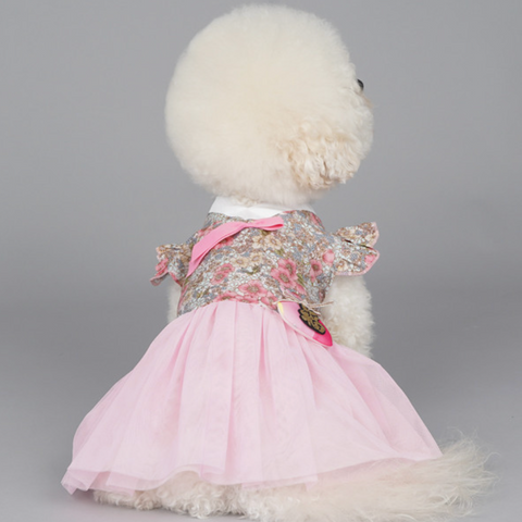 Flower printed Hanbok (2 colors)