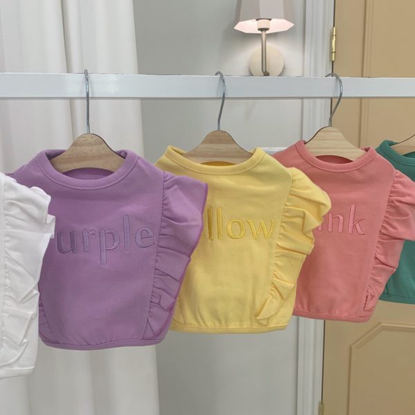 Pastel Crop Tee (5 colors)