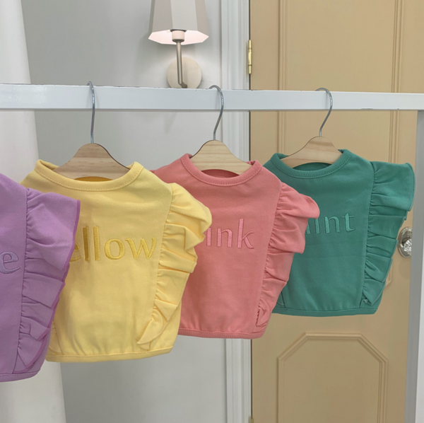 Pastel Crop Tee (5 colors)